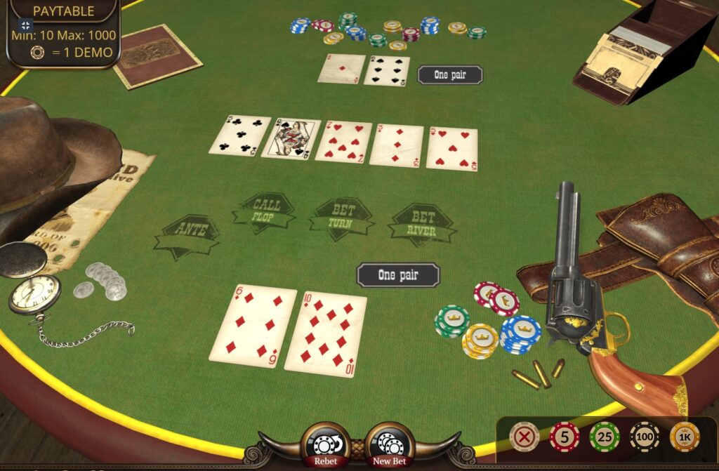 Texas holdem in LuckyStar Online Casino